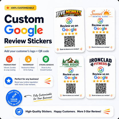 Google Review Sticker