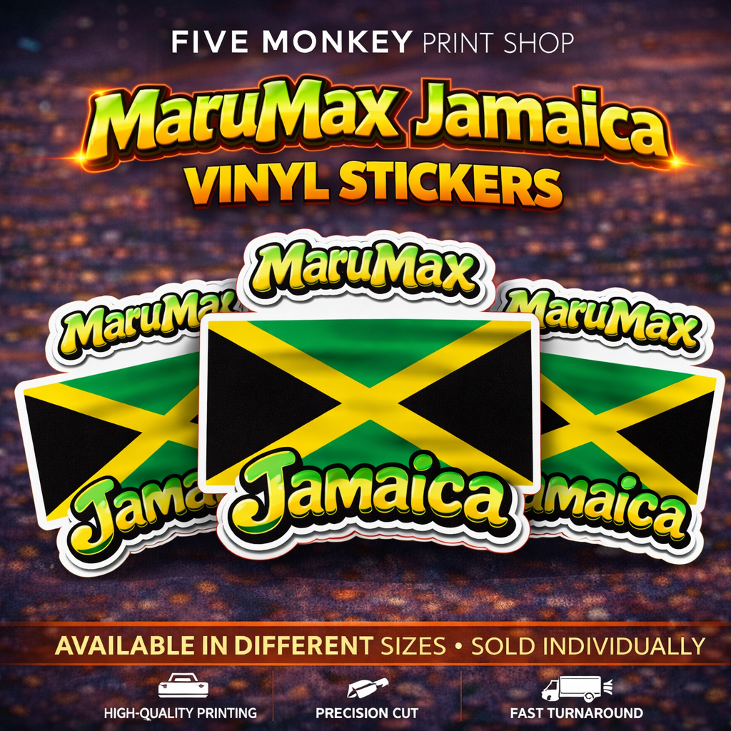 MaruMax Jamaica Vinyl Stickers