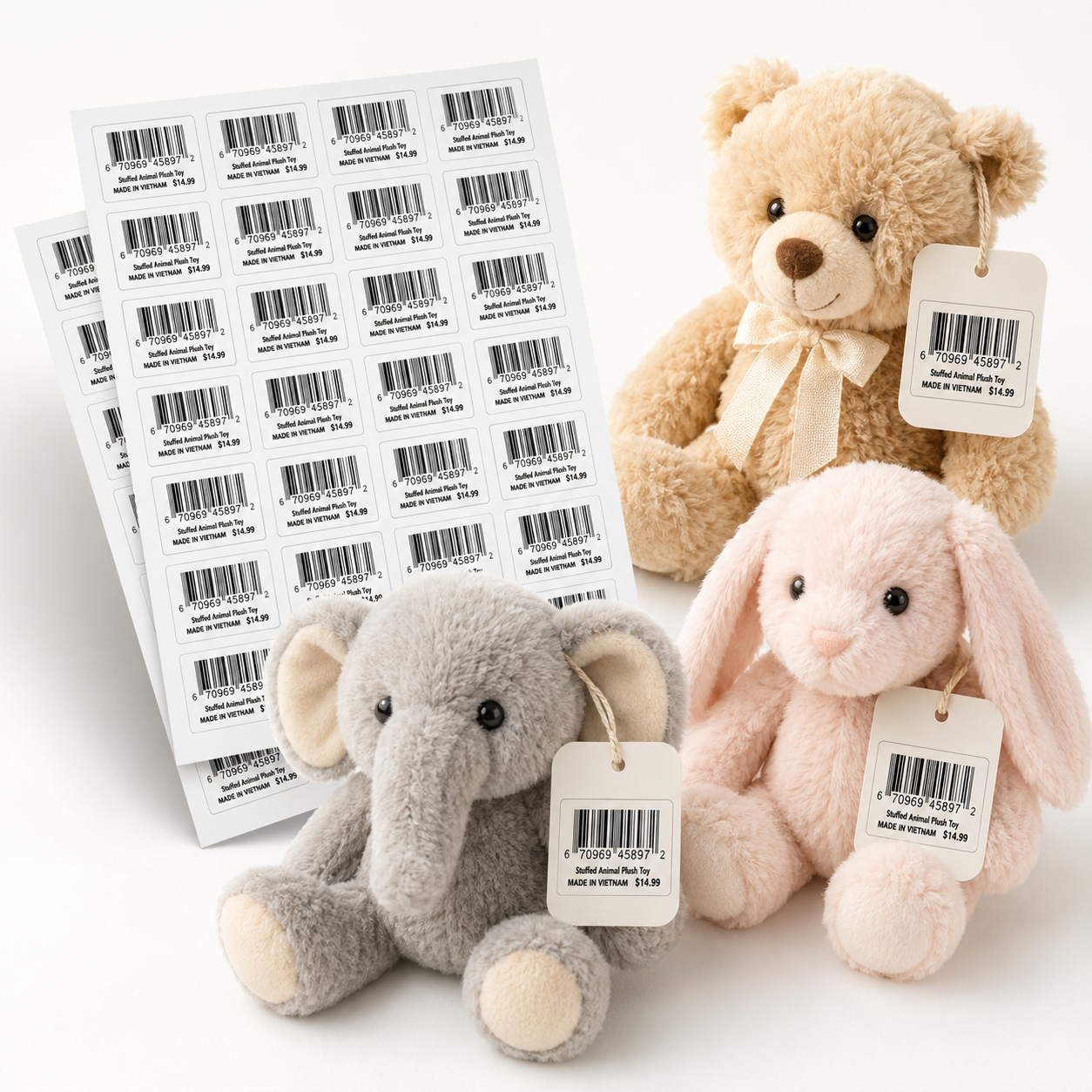 The RGU Group, Inc. - 50 Product Labels Per Sheet