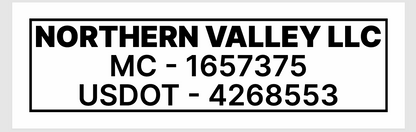 Northern Valley LLC Vinyl Sticker