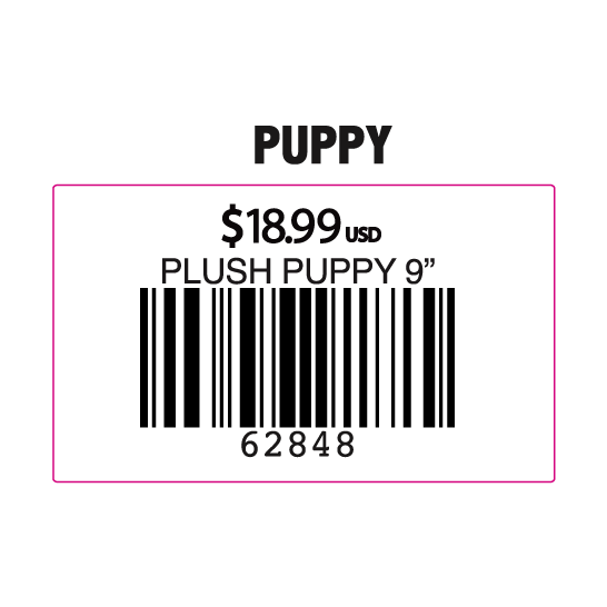 The RGU Group, Inc. - 50 Product Labels Per Sheet