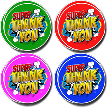 Super Thank You Vinyl Stickers