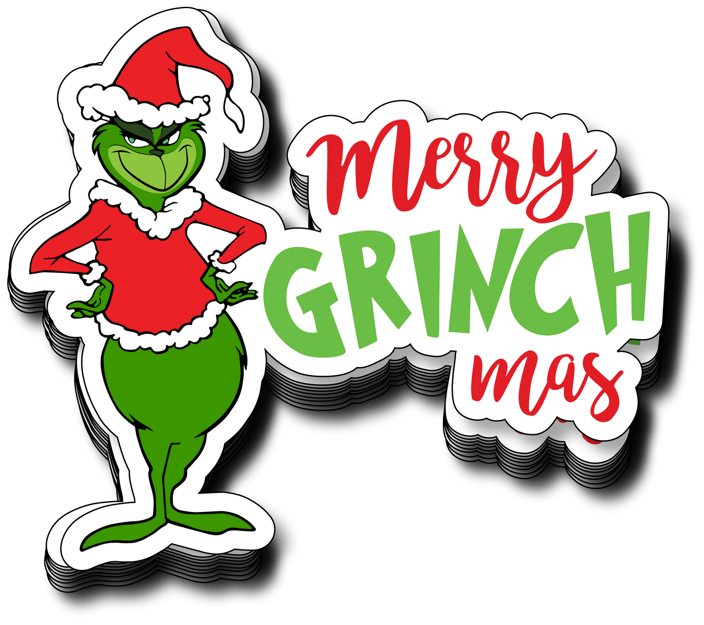 Grinch Vinyl Sticker (#5)