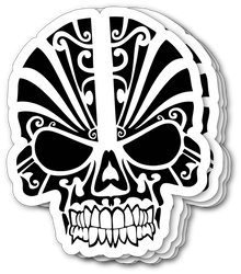 Skull Vinyl Sticker