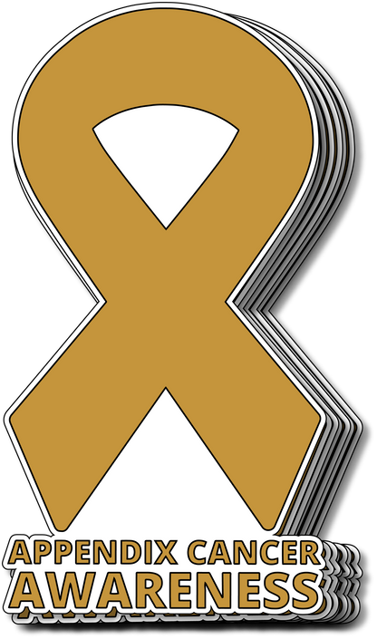 Appendix Cancer Awareness - Vinyl Sticker (#1)