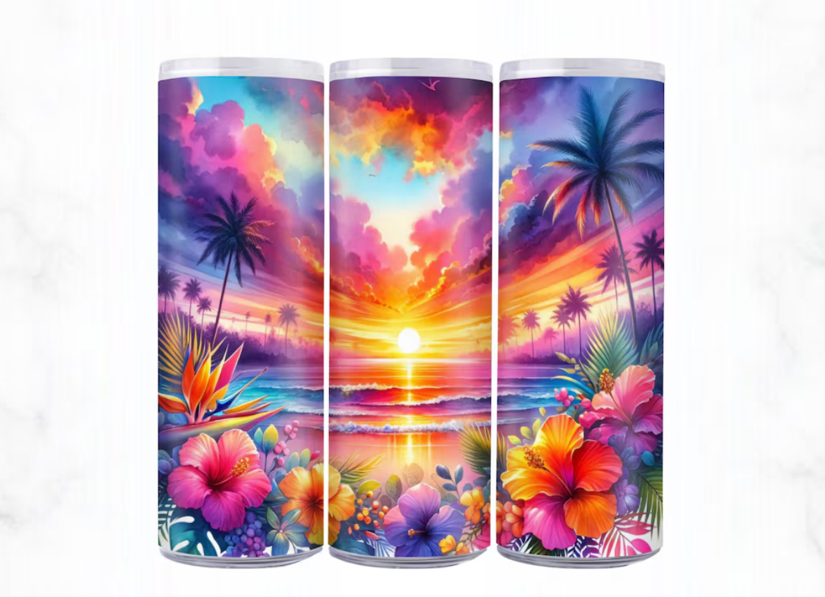 Beach Sunset Tumbler