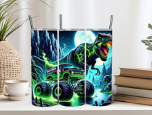 Grave Digger Dinosaur Tumbler