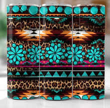 Indian & Leopard Print Tumbler