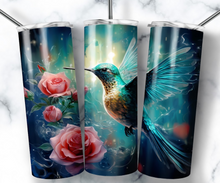 Hummingbird  & Flowers Tumbler