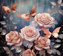 Pink Flowers & Roses Tumbler