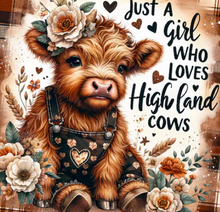 Just a Girl who Loves Highland Cows Tumbler