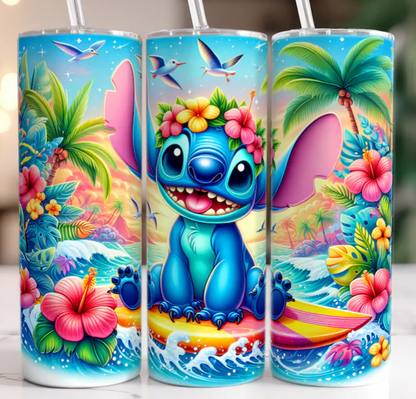 Stitch on the Beach Tumbler