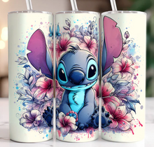 Stitch and Flowers Tumbler