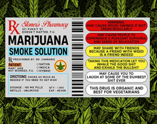 Marijuana Smoke Solution Tumbler