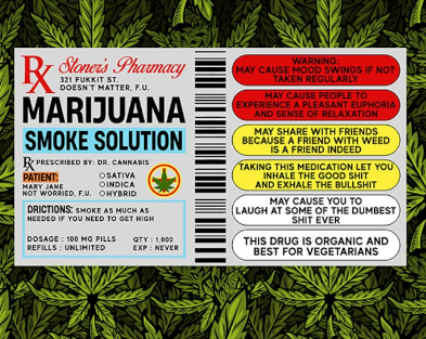 Marijuana Smoke Solution Tumbler