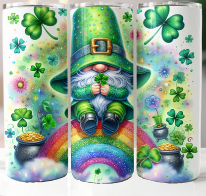 Leprechaun with Rainbow  Tumbler
