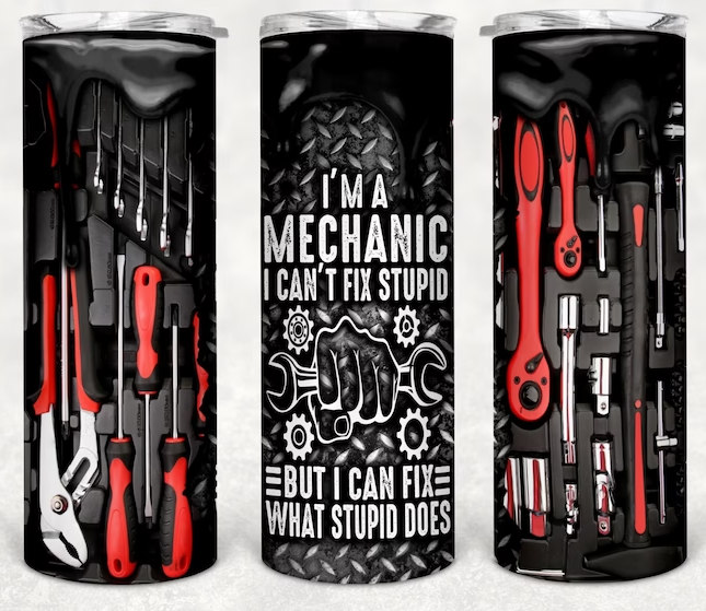 Mechanic Flag Tumbler
