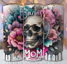 Bad Ass Mom Skull Tumbler