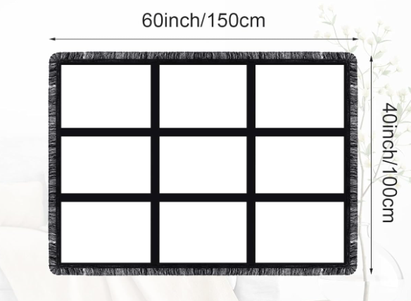 9 Panel Picture Blanket