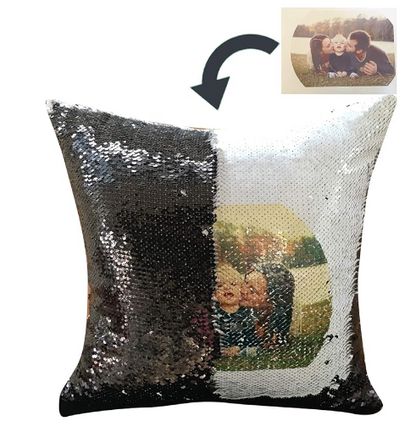 Sequin Pillow Case (BLACK)