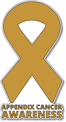 Appendix Cancer Awareness - Vinyl Sticker (#1)