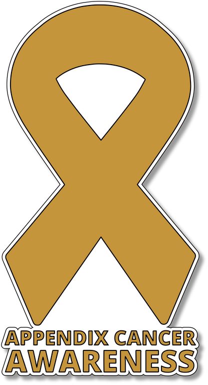 Appendix Cancer Awareness - Vinyl Sticker (#1)