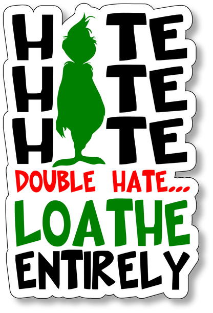 Grinch Vinyl Sticker (#9)