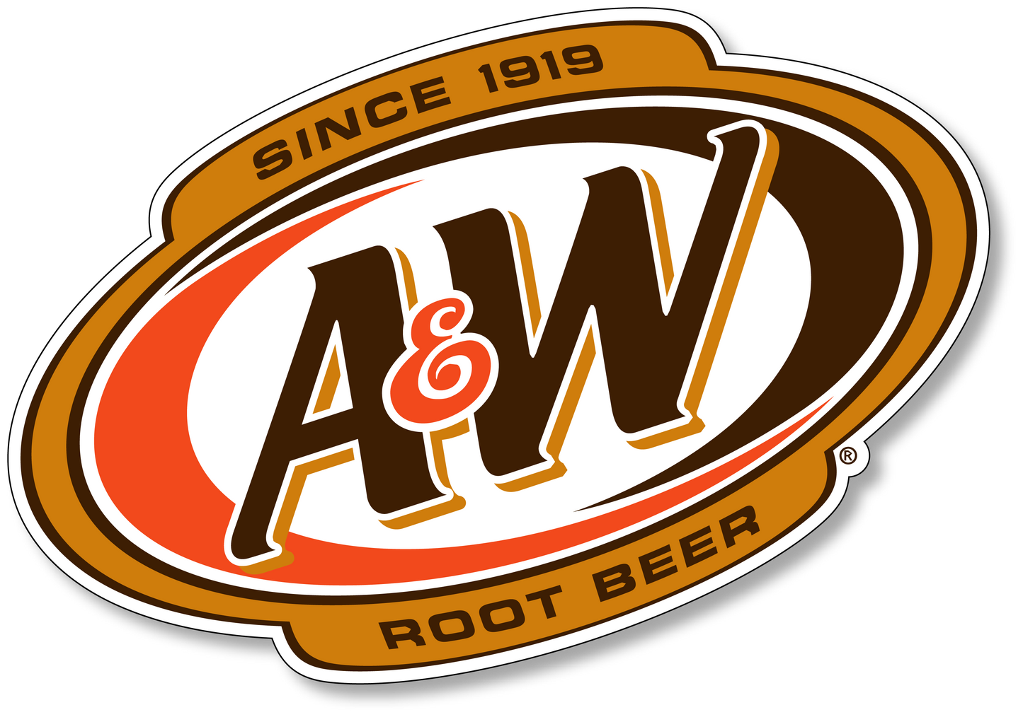 A&W Root Beer Vinyl Sticker (#1)