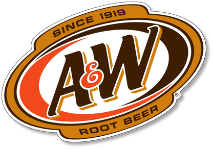 A&W Root Beer Vinyl Sticker (#1)