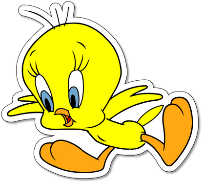 Tweety Bird Vinyl Sticker