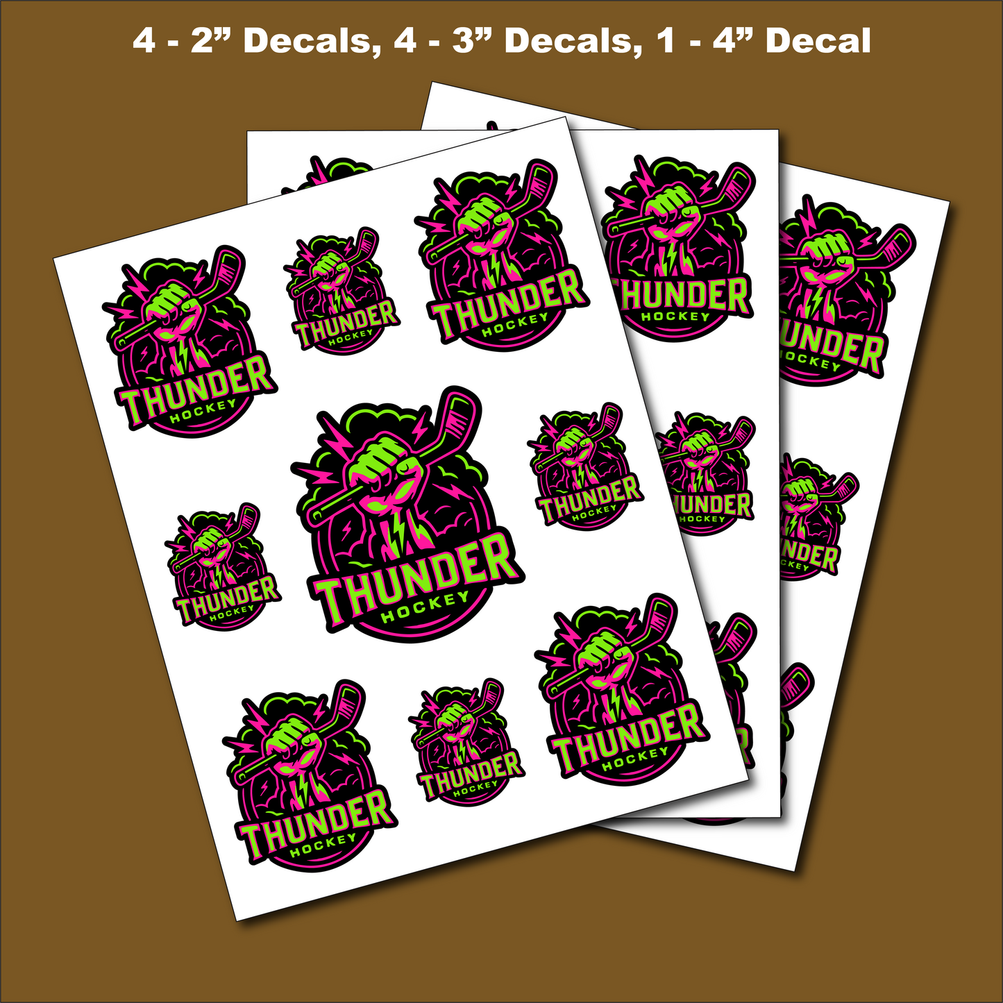 Thunder Hockey Sticker