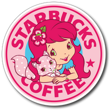 Strawberry Shortcake, Starbucks Coffee Vinyl Sticker