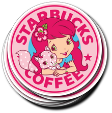 Strawberry Shortcake, Starbucks Coffee Vinyl Sticker