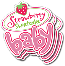 Strawberry Shortcake Baby Vinyl Sticker