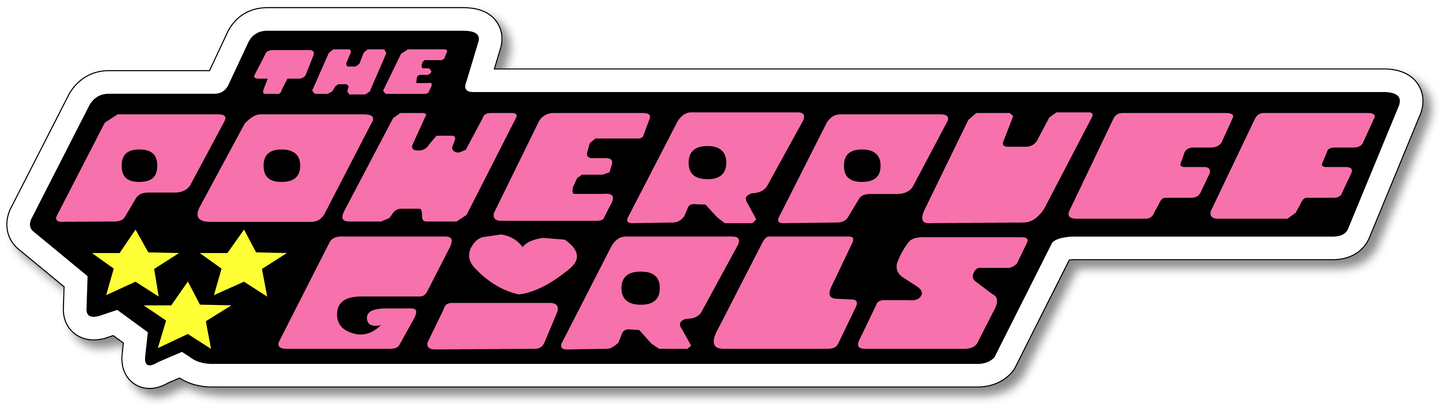 The Powerpuff Girls Logo Vinyl Sticker