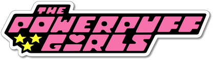 The Powerpuff Girls Logo Vinyl Sticker