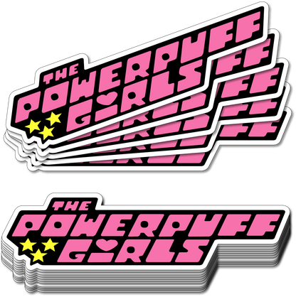 The Powerpuff Girls Logo Vinyl Sticker