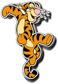 Tigger Vinyl Sticker