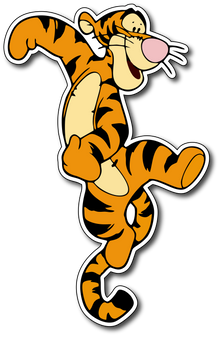 Tigger Vinyl Sticker