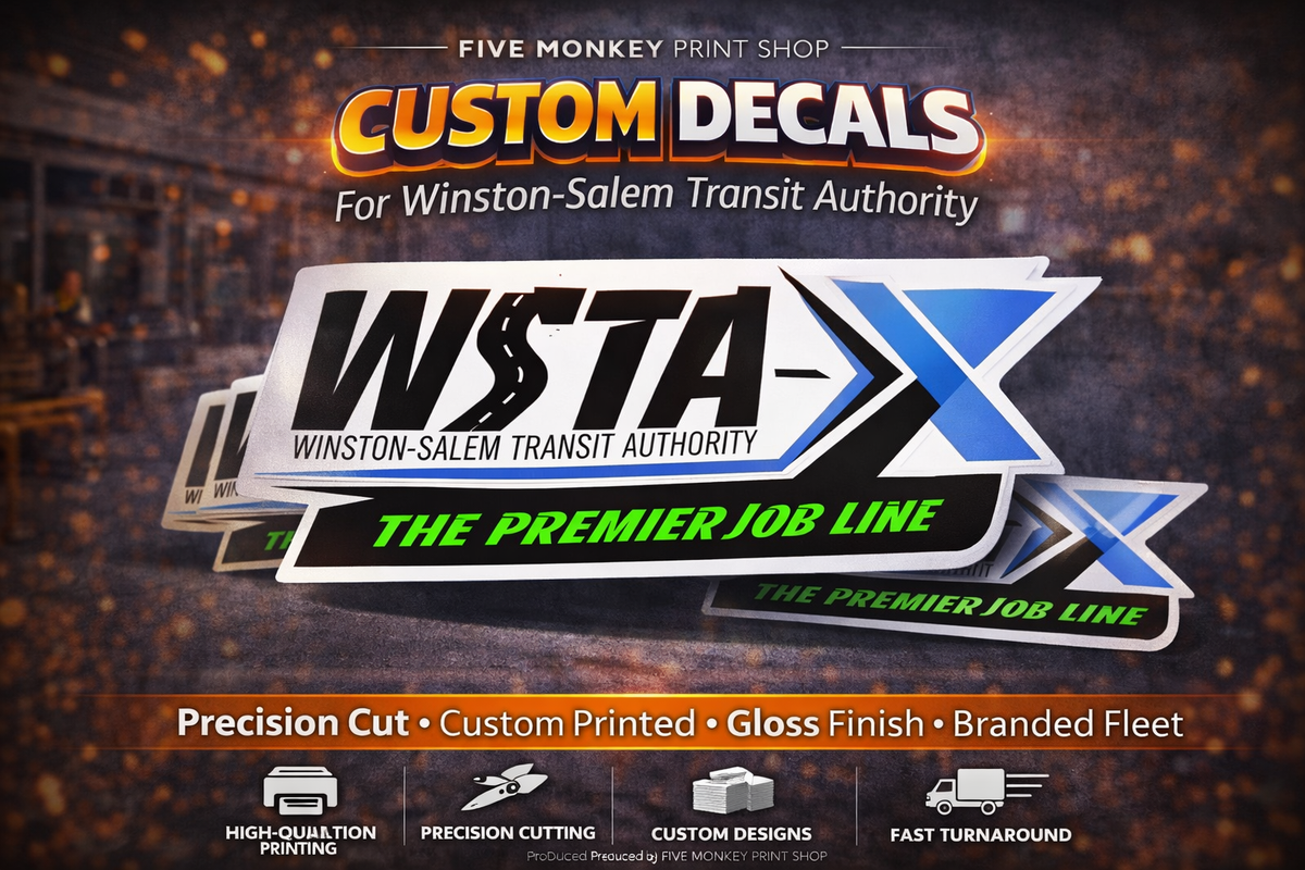 WSTA - "The Premier Job Line" Vinyl Sticker