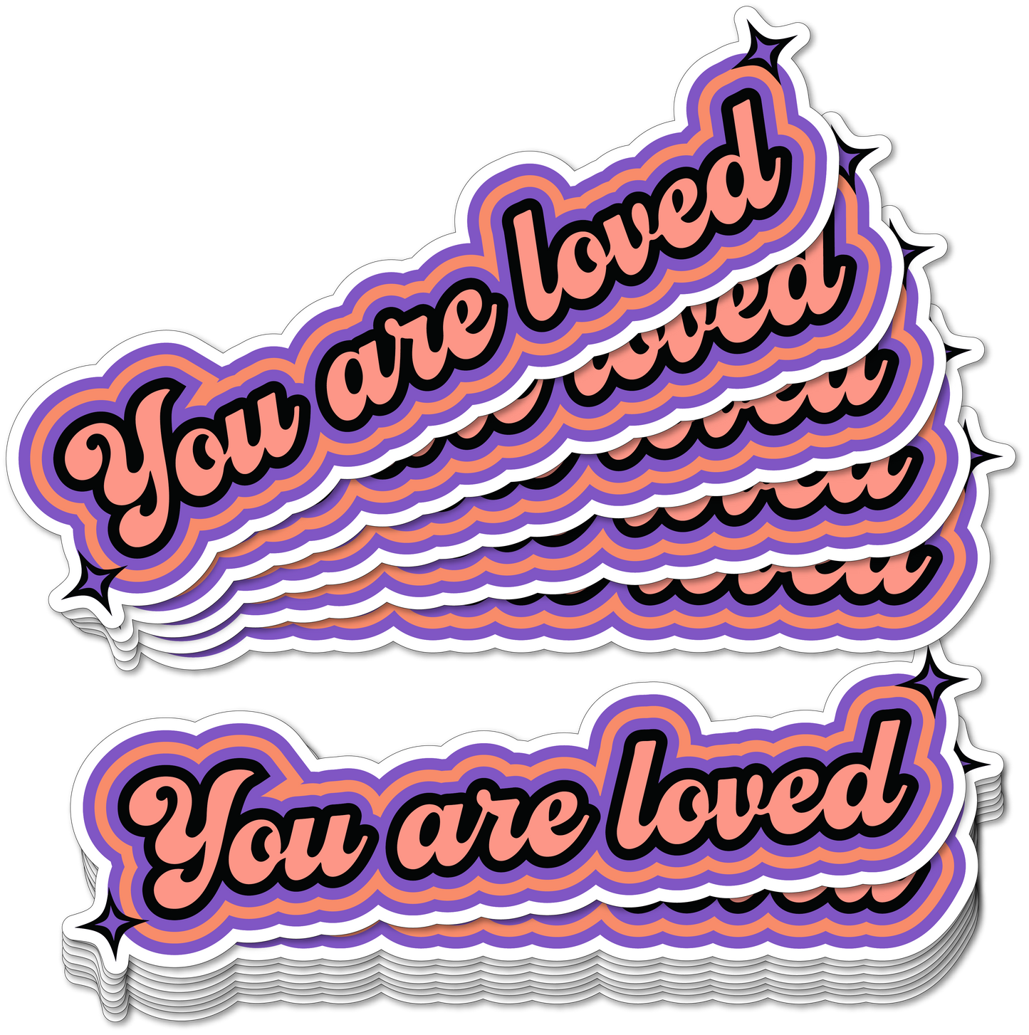 You Are Loved Vinyl Sticker