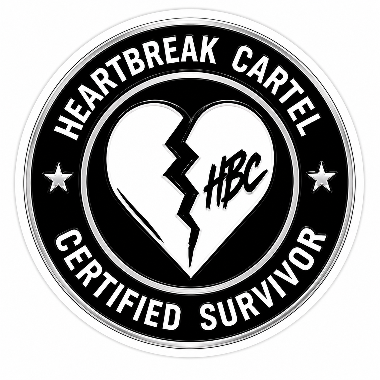 Heartbreak Cartel - Certified Survivor Sticker